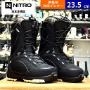 23-24 NITRO MONARCH TLS カラー:BLACK-SAND 23.5cm ナイトロ モナーチ レディース スノーボードブーツ スピードレース ...
