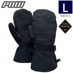 【即納】 ○22-23 POW WAYBACK GORE-TEX LONG MITTEN（ライナー無） カラー:BLACK Lサイズ パウ スキー スノーボード グローブ メンズ　GORE-TEX ゴアテックス 手袋 防寒 防水 型落ち 日本正規品