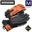 ◆20-21 AFDICEGEAR FINGER GLOVE カラー:ORANGE Mサイズ エーエフディーアイスギア フィンガーグローブ スキー スノーボード メンズ　GORE-TEX ゴアテックス 手袋 防寒 防水型落ち 日本正規品