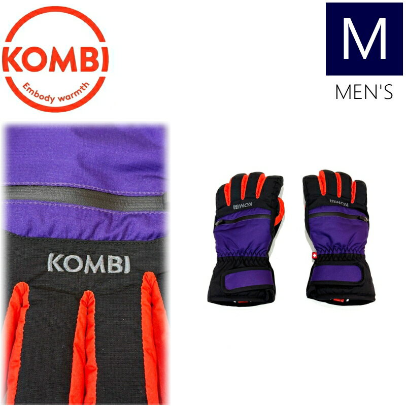 ●23-24 THE FASTRIDER Mens Glove カラー:VIOLET INDIGO Mサイズ コンビ ザ ファストライダー スキー ..