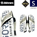 ◎24-25 Ashram PROFILE LOGO MITTEN カラー:WHITE Sサイズ アシュラム プロファイルロゴ スキー スノーボード ユニセックス GORE-TEX ゴアテックス 内側五本指 手袋 防寒 防水日本正規品