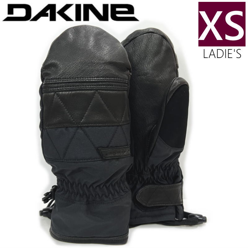 【即納】○ DAKINE FLEETWOOD MITTEN カラー:BLK XSサイズ ダカイン スキー スノーボード ミトン グローブ レディース 手袋 防寒 防水 型落ち 日本正規品