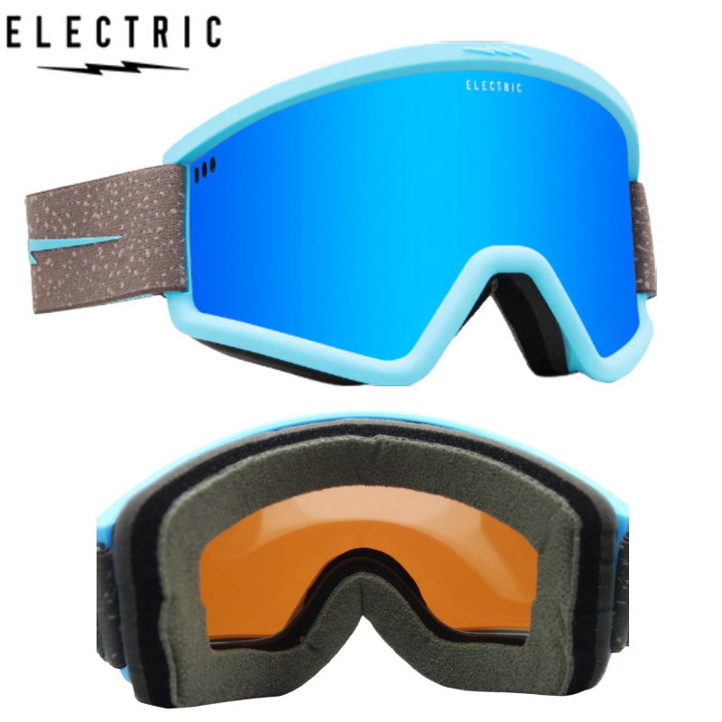 ELECTRIC HEX カラー:DELPHI SPECKLE レンズ:BLUE CHROME CONTRASTエレクトリック ヘックス ハイコントラストレンズ 旧モデル 日本正規品