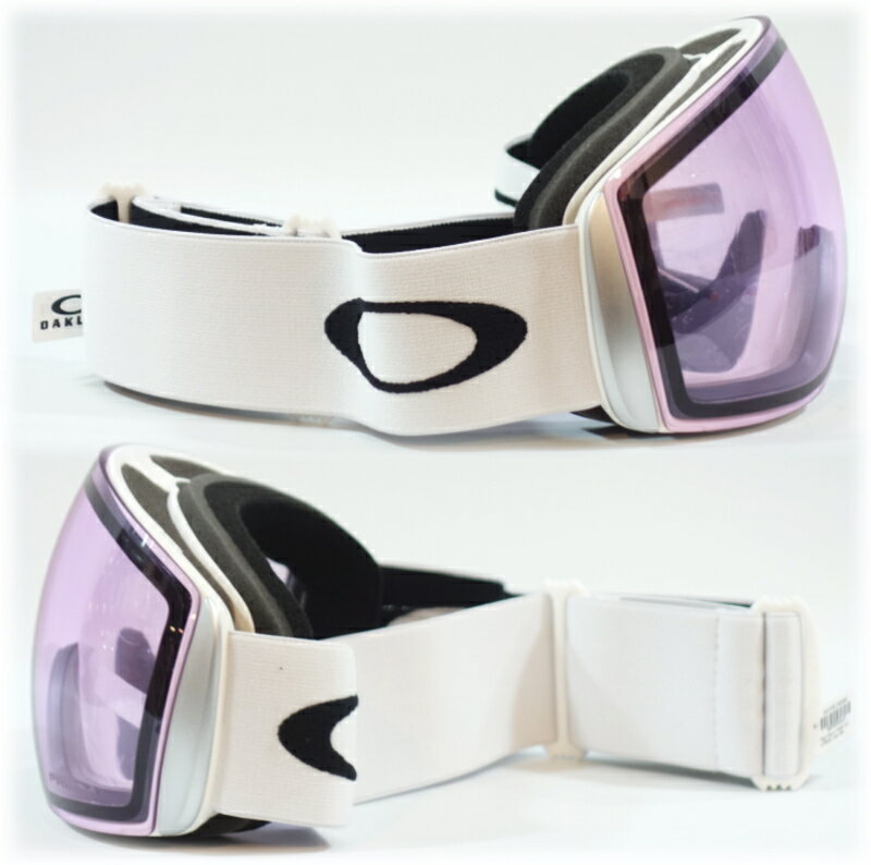 21-22 OAKLEY FLIGHT DECK L カラー:MATTE WHITE レンズ:PRIZM CLEAR オークリー ゴーグル フライトデッキ プリズム 偏光レンズ 型番 OO7050-98 日本正規品