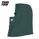 【即納】 ○23 TRANS FORM THE VILLIAN HOODED NECKWARMER カラー:BAYBERY / ネックウォーマー フードウォーマー スノーボード スノボ スキー 防寒 冬 自転車 バイク 通勤