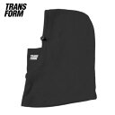 【即納】 ○23 TRANS FORM THE VILLIAN HOODED NECKWARMER カラー:BLACK / ネックウォーマー フードウォーマー スノーボード スノボ スキー 防寒 冬 自転車 バイク 通勤