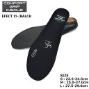 THE PREMIUM COMFORT GRIP INSOLE EFECT カラー:BALCK プレミアムコンフォートグリップインソール 中敷き スノーボードブーツ スキーブーツ スニーカー ウォーキング ジョギング ランニング トレッキング(4)