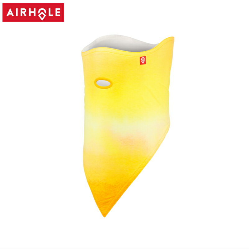 【即納】 ◎AIRHOLE FACEMASK STANDARD カラー:YELLOW WASH フェイスマスク マスク スノーボード スノボ スキー 防寒 ゴーグルが曇りにくい エアホール