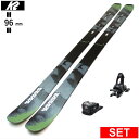 K2 MINDBENDER 96C+ATTACK 11LYT ケーツー 25モデル スキー板セット セミファットスキー フリースキー
