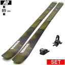 K2 MINDBENDER 89TI+ATTACK 11LYT ケーツー 25モデル スキー板セット フリースキー