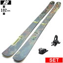 K2 RECKONER 102+ATTACK 11LYT ケーツー 25モデル スキー板セット ツインチップスキー フリースキー フリースタイルスキー