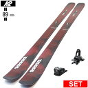 K2 MINDBENDER 89TI W+ATTACK 11LYT ケーツー 25モデル スキー板セット フリースキー