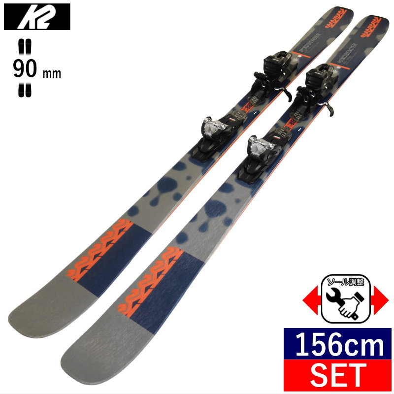 【旧モデルスキー板 ビンディングセット】ケーツー K2 RECKONER 112 スキーと金具2点セット(TYROLIA ATTACK 14 GW)