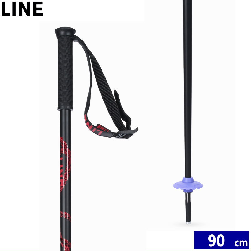 スキーポール 24 LINE TAC カラー:MAROON[90cm] ライン タック スキー ストック 23-24 日本正規品