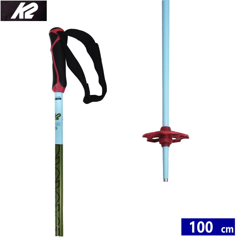 スキーポール 24 K2 FREEIRDE 16 カラー:BLUE[100cm] ケーツー フリーライド スキー ストック 23-24 日本正規品