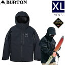  BURTON [ak] GORE-TEX HELITACK 2L STRETCH JKT J[:TRUE BLACK XLTCY o[g G[P[ SAebNX w^bN WPbg JACKET Y Xm[{[h XL[ 23-24 {Ki