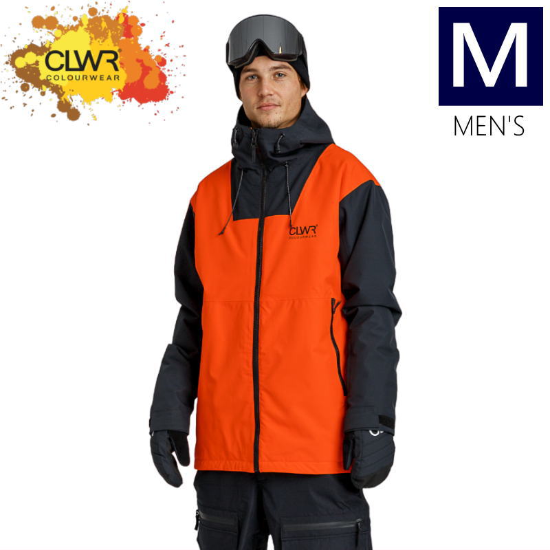 ● CLWR Block JKT カラー:ORANGE Mサイズ カラーウェア ブロック ジャケット JACKET メンズ スノーボード スキー 23-24 日本正規品 1