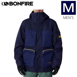 ● BONFIRE PITCH SHELL JACKET NAVY Mサイズ ボンファイヤー スノボウェア スノーボード ジャケット メンズ 23-24 日本正規品