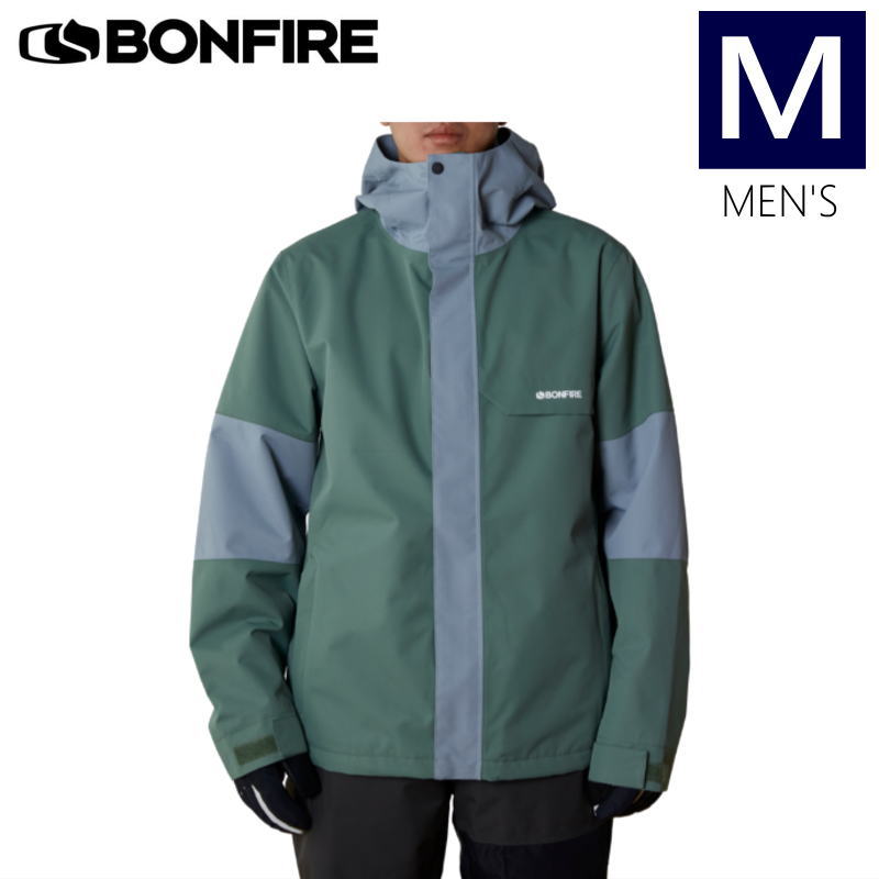 ● BONFIRE BUFFER JACKET KHAKI Mサイズ ボンファイヤー スノボウェア スノーボード ジャケット メンズ 23-24　日本正規品