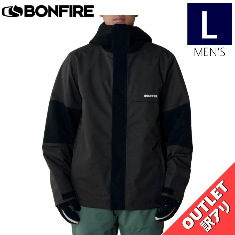▲ラスト1点 【訳アリアウトレット】23-24 BONFIRE BUFFER JKT カラー:CHARCOAL Lサイズ ボンファイア ジャケット JACKET...