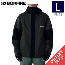 【訳アリアウトレット】23-24 BONFIRE BUFFER JKT カラー:CHARCOAL Lサイズ ボンファイア ジャケット JACKET メンズ スノーボード スキー スノボウェア 型落ち 日本正規品