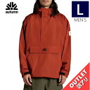 【OUTLET】24-25 AUTUMN CASCADE ANORAK JKT RUST Lサイズ メンズ スノーボード スキー スノボウェア ジャケット JACKET 日本正規品