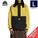 【OUTLET】24-25 AUTUMN CASCADE ANORAK JKT YELLOW BLACK Lサイズ メンズ スノーボード スキー スノボウェア ジャケット JACKET 日本正規品