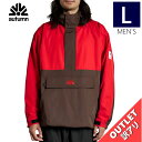 【OUTLET】24-25 AUTUMN CASCADE ANORAK JKT RED CHOCO BROWN Lサイズ メンズ スノーボード スキー スノボウェア ジャケット JACKET 日本正規品