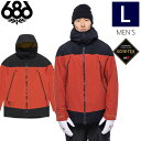 ○ 686 MENS GORE-TEX HYDRASTASH SYNC JKT BRICK RED CLRBLK Lサイズ シックスエイトシックス ハイドラスタッシュ 給水機能付 ゴアテックス ジャケット JACKET メンズ スノーボード スキー マウンテンスタイル 日本正規品(4)