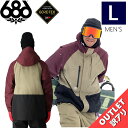 【アウトレット】◎ 686 GORE-TEX CORE SHELL JKT カラー:SASSAFRAS COLORBLOCK Lサイズ シックスエイトシックス ジャケット JACKET メンズ スノーボード スキー スノボウェア マウンテンスタイル 24-25 日本正規品