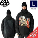 【アウトレット】◎ 686 GEO INSULATED JKT カラー:IRON MAIDEN TROOPER BLACK Lサイズ シックスエイトシックス ジ...
