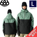 【アウトレット】◎ 686 RENEWAL INSULATED ANORAK JKT カラー:CYPRESS BLACK COLORBLOCK Lサイズ シック...