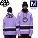 ● 686 WATERPROOF SLAPSHOT HOODY カラー:VIOLET COLORBLOCK Mサイズ シックスエイトシックス ロクハチロク ウォータープルーフ スラップショット 撥水フーディー ジャケット JACKET メンズ スノーボード スキー 23-24 日本正規品