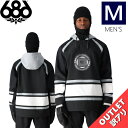 【アウトレット】◎ 686 WATERPROOF SLAPSHOT HOODY カラー:BLACK COLORBLOCK Mサイズ シックスエイトシックス ジャ...