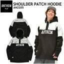 ○ ANTHEM SHOULDER PATCH HOODIE BLACK アンセム スノボウェア ショルダーパッチフーディー AN2205 ジャケット JKT ...