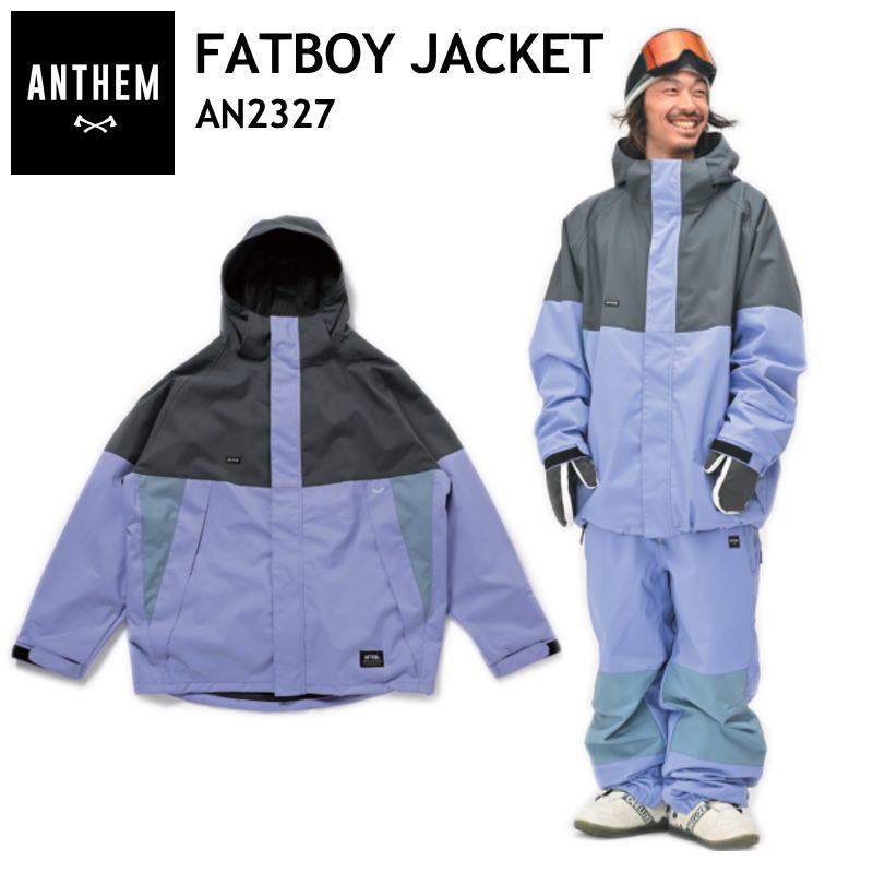  ANTHEM FATBOY JACKET STEEL GRAY LILAC AN2327 󥻥 Υܥ ݡMIX 饤...