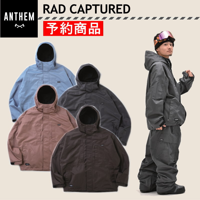  ◎ 24-25 ANTHEM RAD CAPTURE JACKET AN2440 アンセム スノボウェア スポーツMIX ライトウェア ユニセックス ジャケット JKT