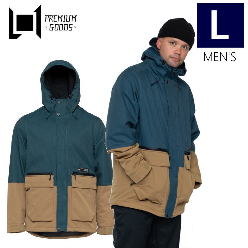 ○ 商品説明 The Legacy is an L1 staple, a classic mountain jacket with an L1 twist. 20K/20K protection, this jacket is versatile enough to keep you warm all season. The updated construction offers a minimalistic and lightweight aesthetic for more active days on the mountain with the distinct L1 style. ○ 特徴 ・耐水圧：20,000mm ・透湿性：20,000g ・中綿： 60g(Body) / 40g(Hood&Sleeves） ・2レイヤーシェル素材 ・フルシームテープ加工 ・フロントジップ：ダブルジップ仕様 ・止水ジップのチェストポケット ・雪の侵入を防ぐフラップ付きポケット ・サイドエントリーのジップポケット ・ドローコードで調節可能なフード ・ベルクロストラップ調節可能な袖口 ・内側にメッシュのゴーグルポケット ・ポケット内にキークリップ ・Fit：Regular ・ウェストのパウダーガード：あり ・手首部分のカフ：あり ・脇の下のベンチレーション：あり ・パスケース：あり（袖） ・生地の厚さ：ふつう ○ 注意 ＊こちらのウエアーはUSサイズになりますので、日本サイズよりもワンサイズ程大きめの印象です。＊ ＊メーカー画像を使用している商品は、、実際の商品とは仕様が異なる場合がございます。予めご了承ください。＊ ＊実際の商品カラーと異なる画像を一部使用している場合がございます。＊ ＊ご使用されている端末によっては、実物と色合いが若干異なって見える場合がございます。＊ ＊柄物は生地の裁断箇所によって模様の出方が画像とは異なりますので、あらかじめご了承ください。＊ メーカー希望小売価格はメーカーカタログに基づいて掲載しています