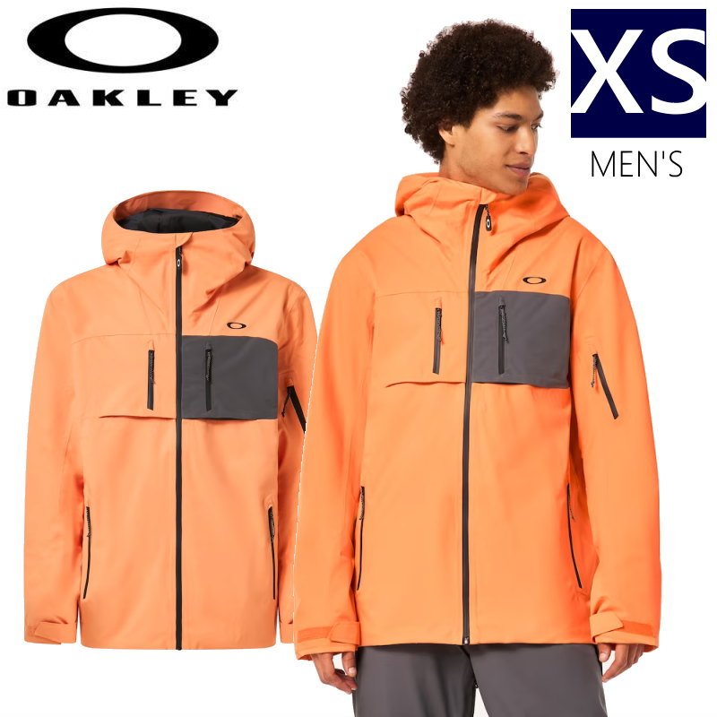 ● OAKLEY KENDALL RC SHELL JKT カラー:SOFT ORANGE XSサイズ オークリー ケンドル ジャケット JACKET メンズ スノーボード スキー 型落ち 日本正規品