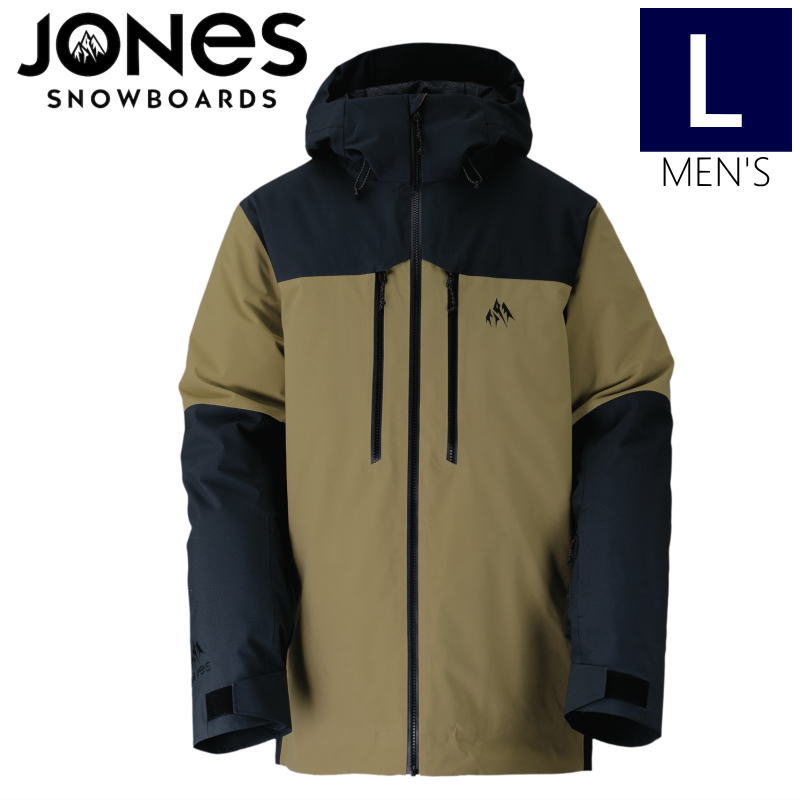 ◇ 21-22 JONES MOUNTAIN SURF PARKA JACKET SUMMIT KHAKI Lサイズ ジョーンズ スノーボードウェア マウンテンサーフ メンズ ジャケット 日本正規品