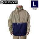  SESSIONS MISSION 1/4 ZIP HOOD 2L+LINER BEIGE LTCY ZbVY Xm{EFA Xm[{[h AmbNWPbg Y 23-24 {Ki