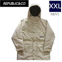 y[z  REPUBLIC NAUGHTY MOUNTAIN PARKA JACKET Cream XXLTCY pubN m[eB[}Eep[J[ AEghA AE^[EFA WPbg JKT Y Xm[{[h XL[ 傫TCY 22-23 {Ki