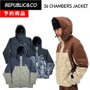 y\񏤕iz 24-25 REPUBLIC 36 CHAMBERS JACKET pubN Xm{EFA Y Xm[{[h `o[XWPbg JKT {Ki