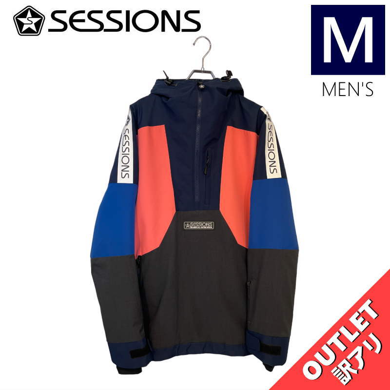 OUTLET SESSIONS AGENT ANORAK PULLOVER JKT NAVY PINK M  Ρܡ  㥱å JACKET ȥå