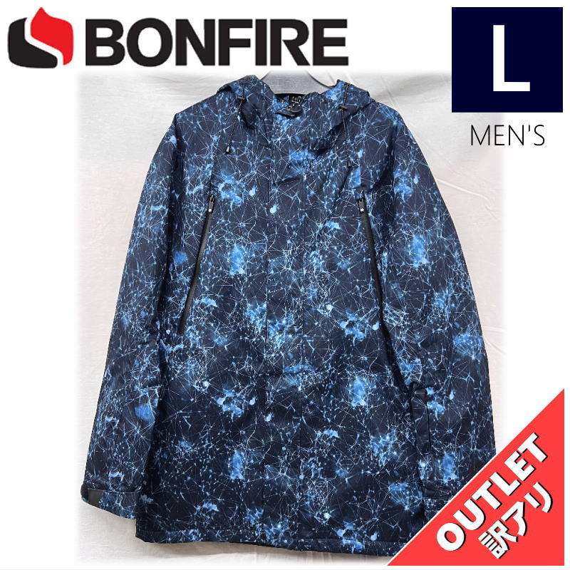 【73%OFF/OUTLET】 BONFIRE STATIC INS JKT カラー:LINEAR Lサイズ メンズ スノーボード スキー ジャケット JACK...