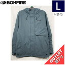 【69%OFF/OUTLET】 BONFIRE STRATA INS JKT カラー:DARK SLATE Lサイズ メンズ スノーボード スキー ジャケット ...