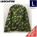 【68%OFF/OUTLET】 BONFIRE VECTOR INSULATED JKT カラー:CAMO YELLOW Lサイズ メンズ スノーボード スキー...