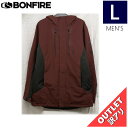【73%OFF/OUTLET】 BONFIRE GLISSADE INSULATED JKT カラー:MAROON Lサイズ メンズ スノーボード スキー ジャ...