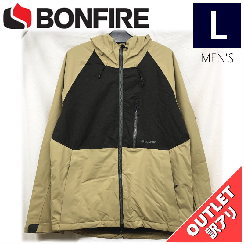 【73%OFF/OUTLET】 BONFIRE PYRE INSULATED JKT カラー:DESERT Lサイズ メンズ スノーボード スキー ジャケット ...