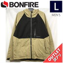 【73%OFF/OUTLET】 BONFIRE PYRE INSULATED JKT カラー:DESERT Lサイズ メンズ スノーボード スキー ジャケット ...